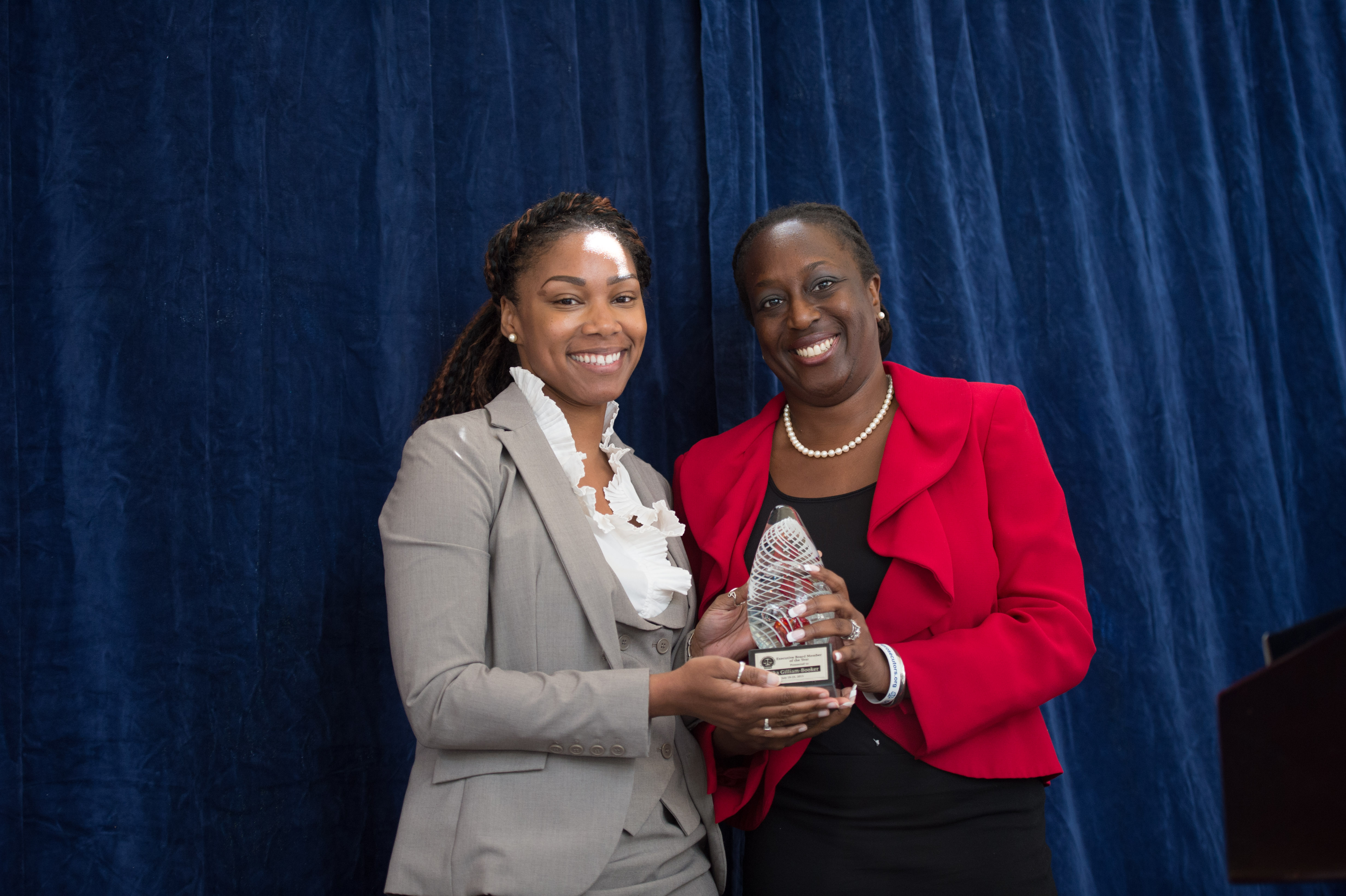 Executive Board Member of the Year, Treasurer Erika Gilliam-Booker ...